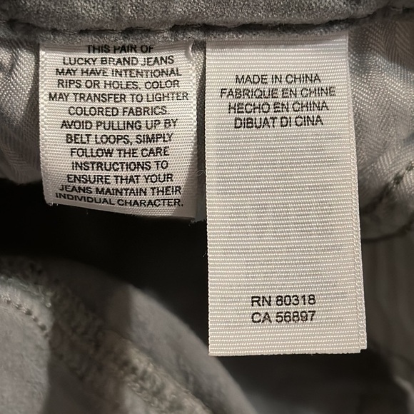 Lucky Brand Ava Super Skinny‎ Velvet Pant Shadow Mint Size 6/28 7W14198 - Picture 11 of 13